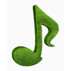 创意绿色音符