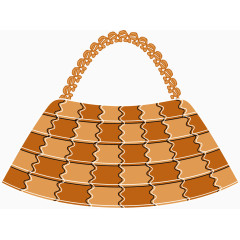 卡通手绘手提包包 