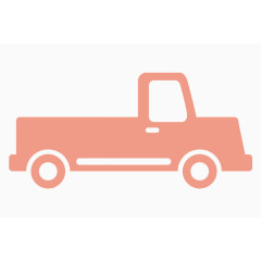 卡通运输车图标