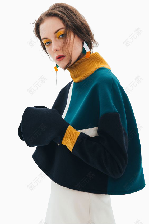 欧美风时尚女模