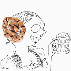 厨房幽默故事之喝啤酒的女孩