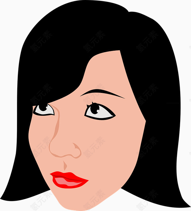 女人 手绘 动画