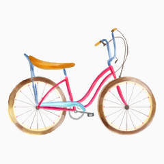 彩绘自行车