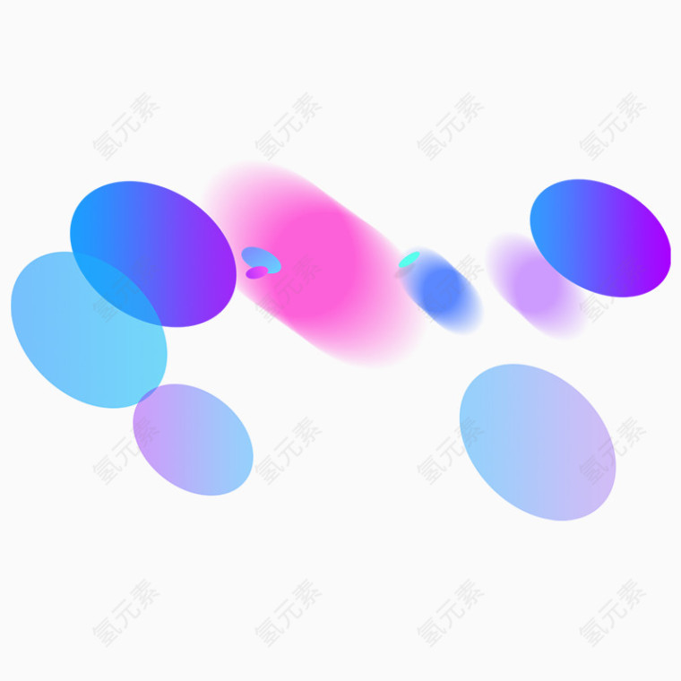 渐变圆渐变色彩