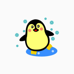 卡通企鹅图案