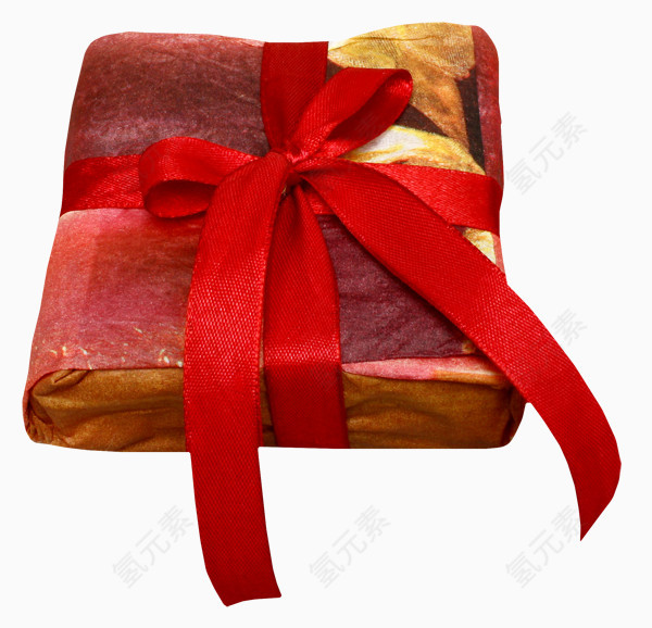 红丝带纸包礼盒