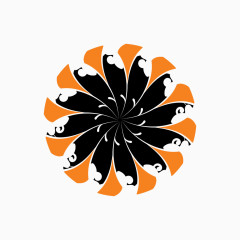 花纹旋转风格潮流素材