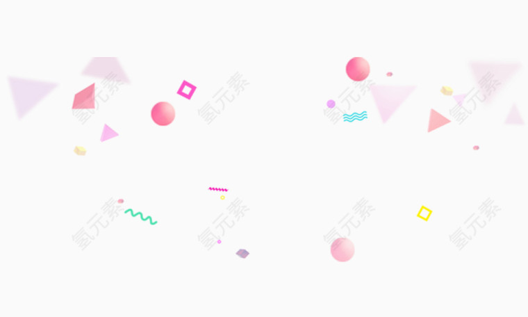 圆点三角背景图案