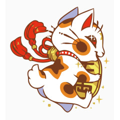 招财猫png素材