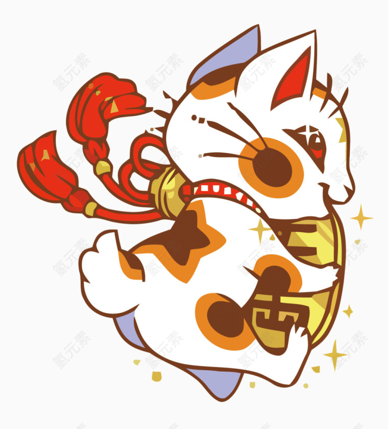招财猫png素材