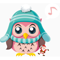 猫头鹰圣诞老人