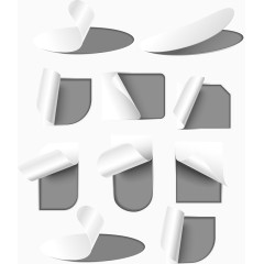 卷边标签元素合集