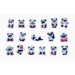 熊猫搞笑动作集