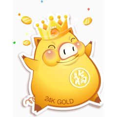 戴皇冠的小猪