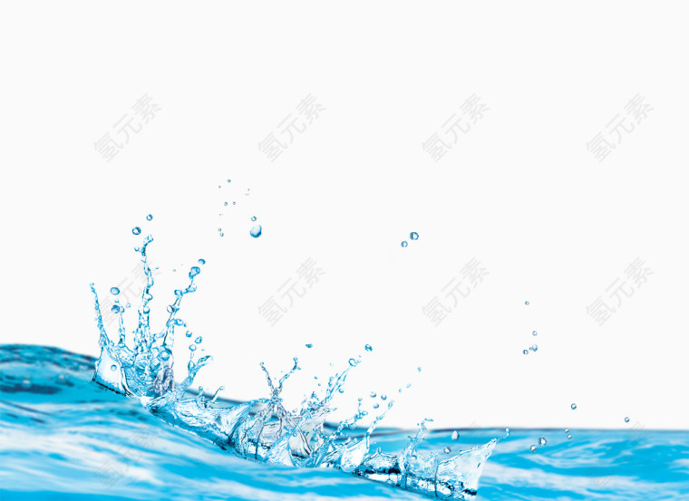 清晰浪花