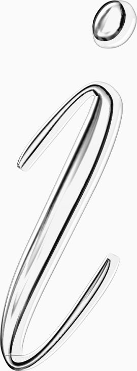 手绘字母i