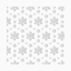 雪花无缝矢量素材