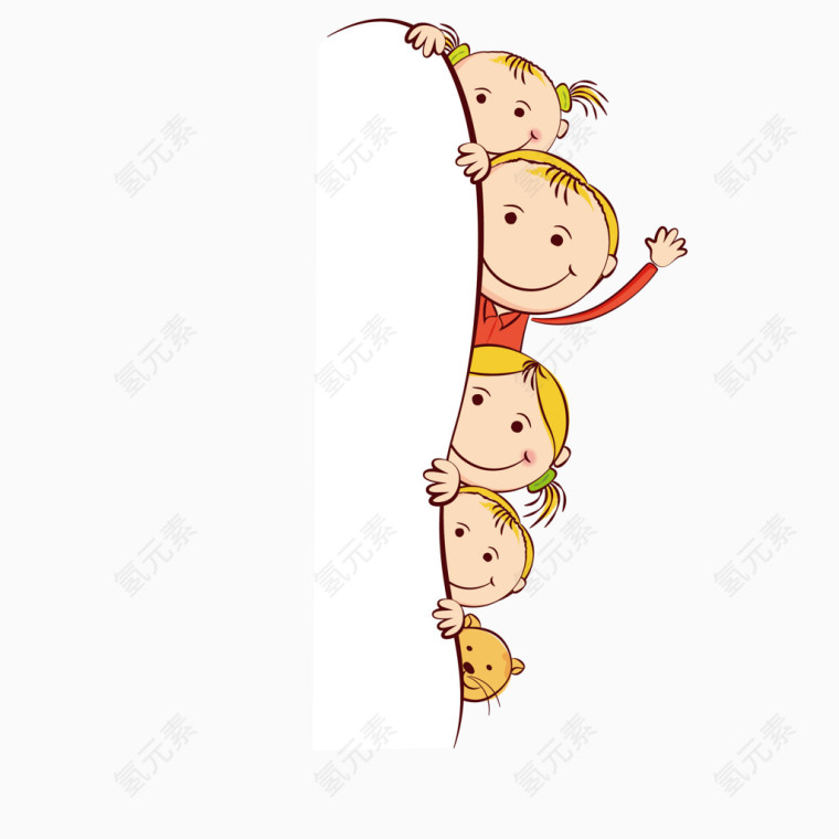 可爱小孩子
