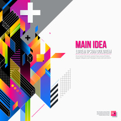 矢量名片底纹素材