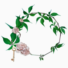 浪漫边框花纹
