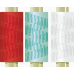 针线筒卡通手绘图标元素