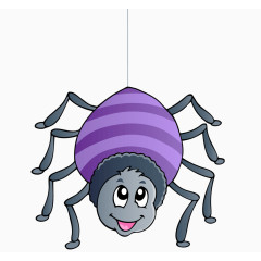 卡通手绘蜘蛛 