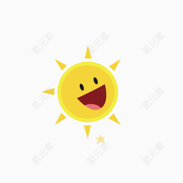 卡通太阳