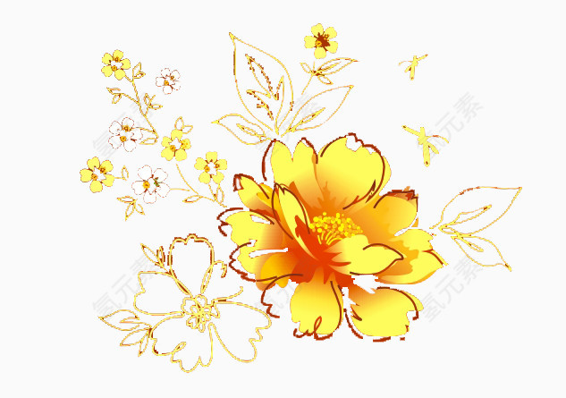 黄色花儿