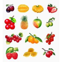 食物剪影3d图片