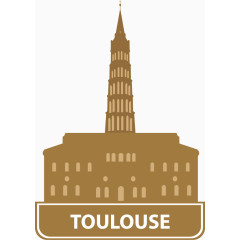 国家地标建筑剪影