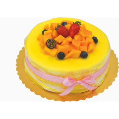 创意芒果千层蛋糕