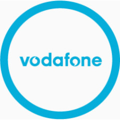 沃达丰地铁车站的蓝色图标