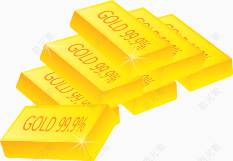 矢量千足金砖设计素材