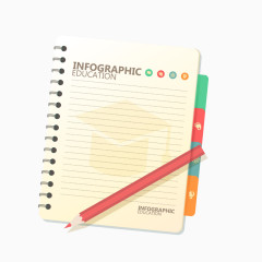 矢量手绘笔记本