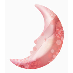 月亮剪影弯月素材