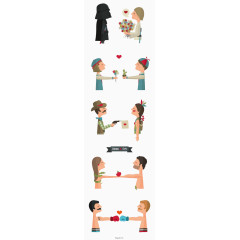 卡通情人节素材