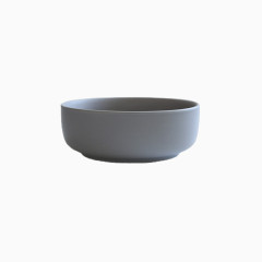 日式简约哑光磨砂纯色陶瓷餐具汤碗PZ-52