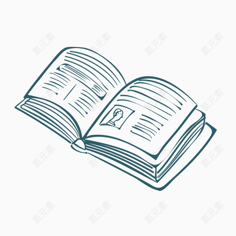 学校用品卡通手绘