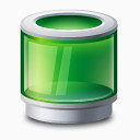 绿色回收站图标