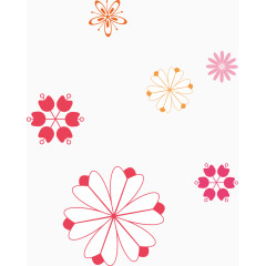 花朵漂浮