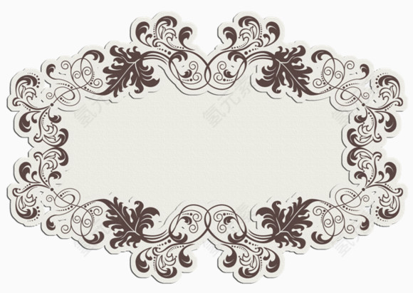 花纹边框