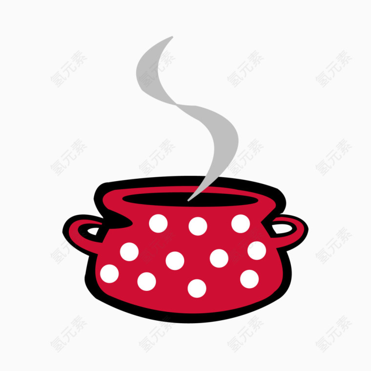 手绘波点茶杯