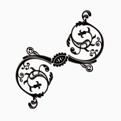 圆形花纹