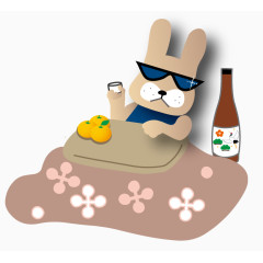 日式小清新兔子大叔