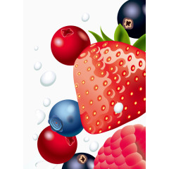 水果草莓蓝莓桑葚牛奶