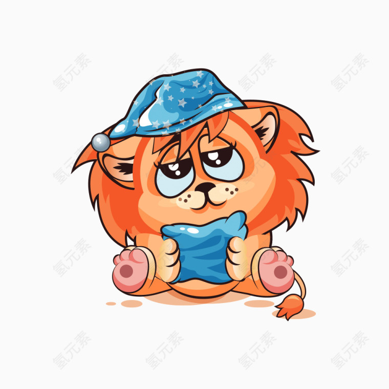 卡通狮子表情包