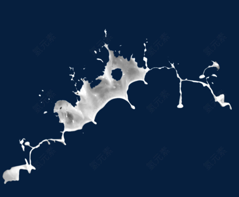 动感牛奶液体 滤色模式png 