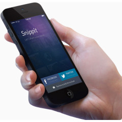 握在手里的手机