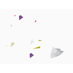 彩色碎纸张漂浮素材