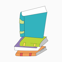 开学季元素书籍